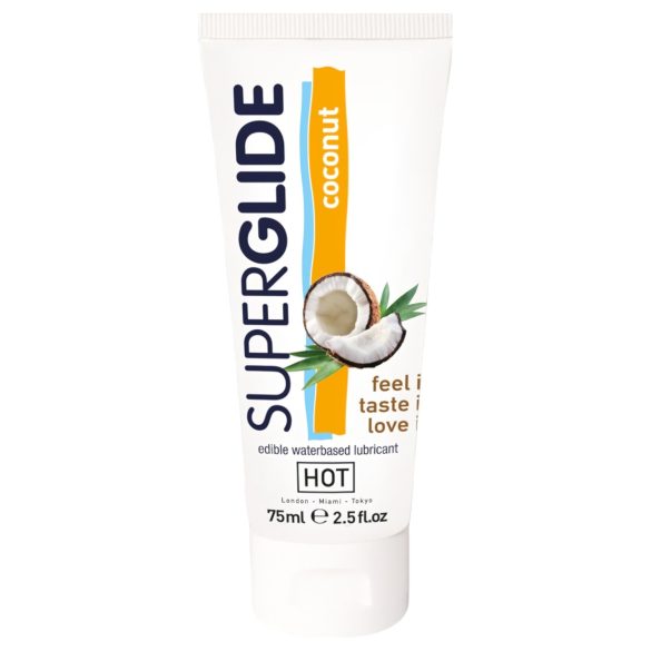 HOT Superglide Kokosnuss - Essbares Gleitmittel (75ml)