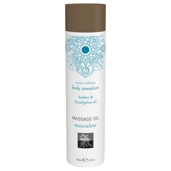 HOT - Shiatsu Masculine - Massageöl - Amber-Eukalyptus (100 ml)