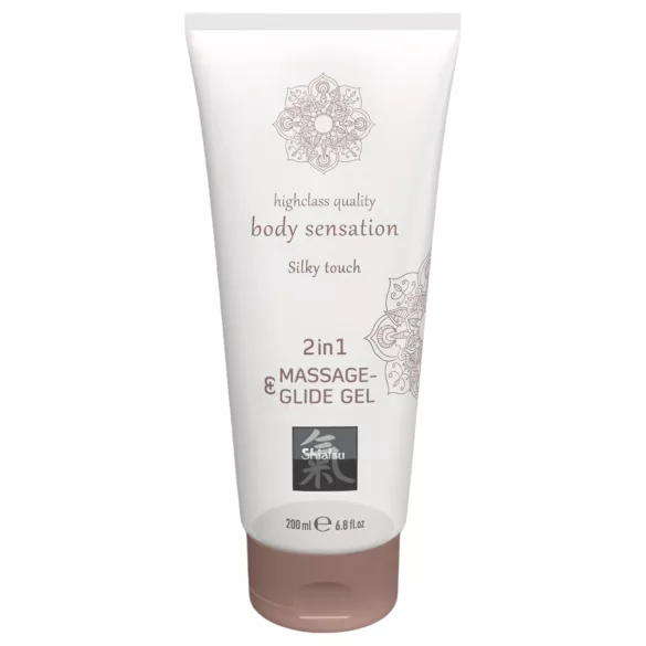 Shiatsu 2in1 Silky Touch - Seidiges Massage-Gleitmittel (200ml)