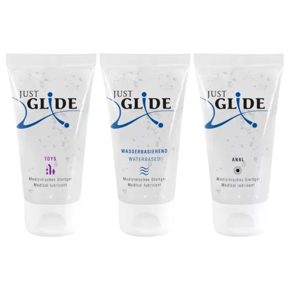 Just Glide Gleitgel-Set (3x50ml)