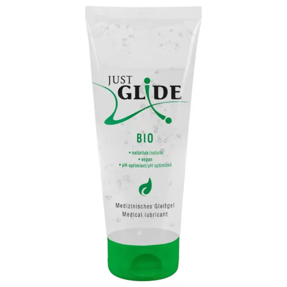Just Glide Bio - veganes Gleitgel auf Wasserbasis (50 ml) - 200ml