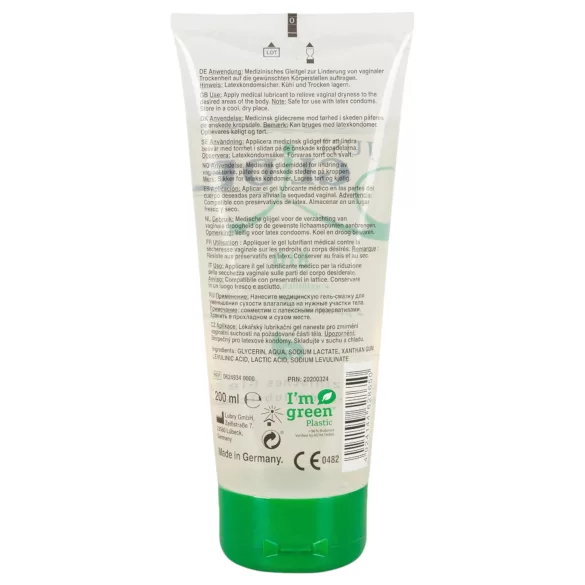 Just Glide Bio - veganes Gleitgel auf Wasserbasis (50 ml) - 200ml