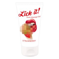 Lick it! - 2in1 Essbares Gleitmittel - Erdbeere (50ml)