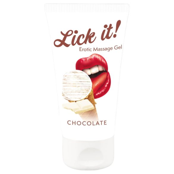 Lick it! - 2in1 essbares Gleitmittel - Weiße Schokolade (50ml)