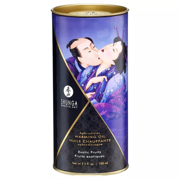 Shunga - Wärmendes Massageöl - exotische Früchte (100ml)