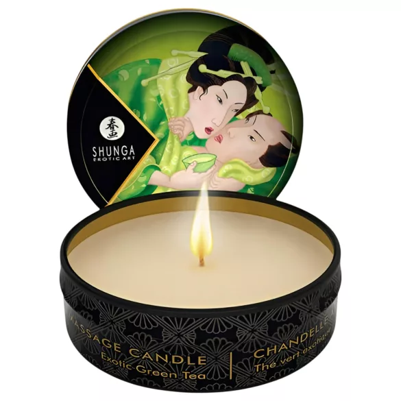 Shunga - Massagekerze - Grüner Tee (30ml)