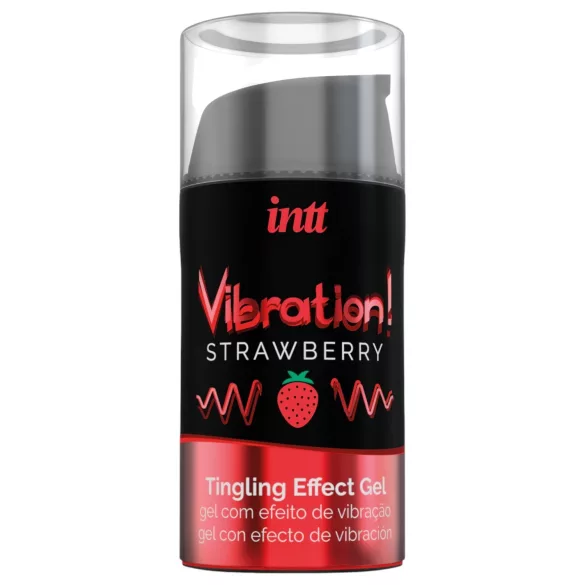 Intt Vibration! - Flüssiger Vibrator - Erdbeere (15ml)