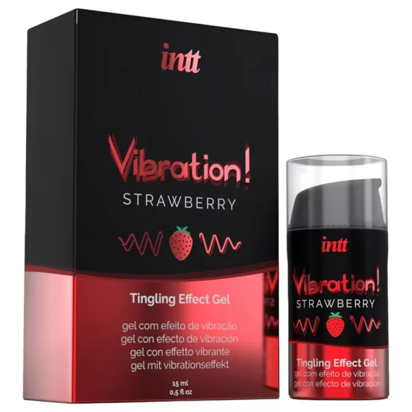 Intt Vibration! - Flüssiger Vibrator - Erdbeere (15ml)