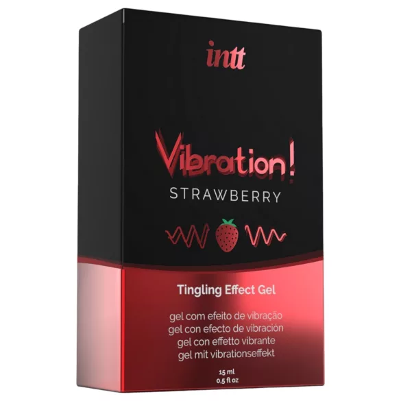 Intt Vibration! - Flüssiger Vibrator - Erdbeere (15ml)