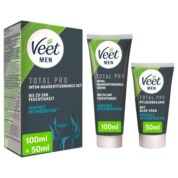 Veet - Intimenthaarungscreme und Balsam für Männer (100+50ml)
