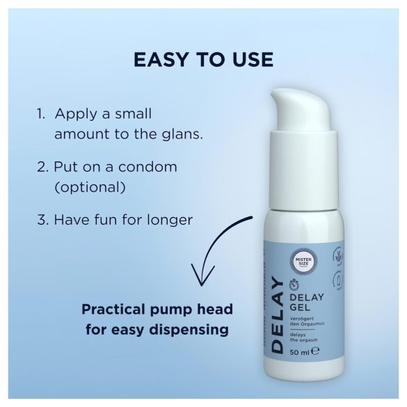 Mister Size - Ejakulationsverzögerungsgel (50 ml)