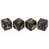 Würfel-Set für Paare - Schwarz (4 Stück)