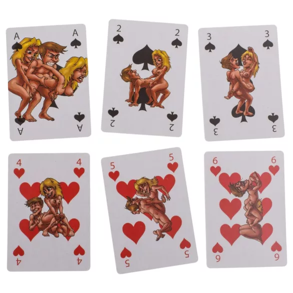 Kama Sutra - lustiges französisches Kartenspiel (54 Stk.)