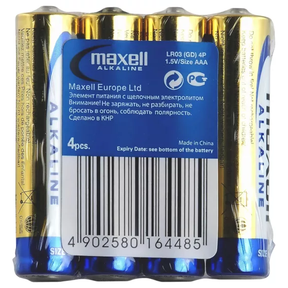 Dauerhafte Microbatterien (AAA) für Sexspielzeuge (4 Stk.)