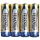 4er Pack langlebige AA-Batterien