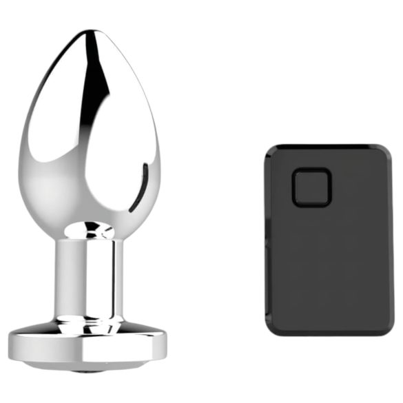 Sunfo - Akku-Aufladbarer, Funkgesteuerter Analvibrator (Silber)