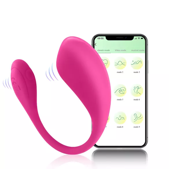 Sunfo - App-gesteuertes Vibrations-Ei (Pink)