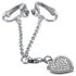 Strassherz Intimschmuck (silber)