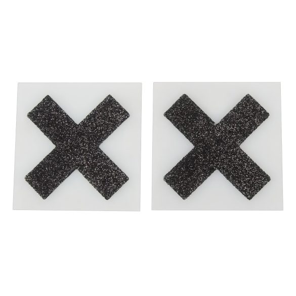 Glimmernder Nippelsticker - X