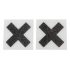 Glimmernder Nippelsticker - X