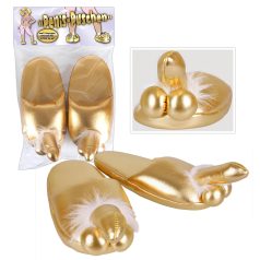 Penis Pantoffeln - Gold