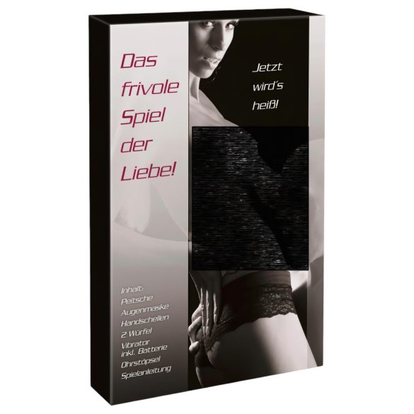 Das FRIVOLE - Partner-Spiel mit Fesseln + Zubehör (auf Deutsch)