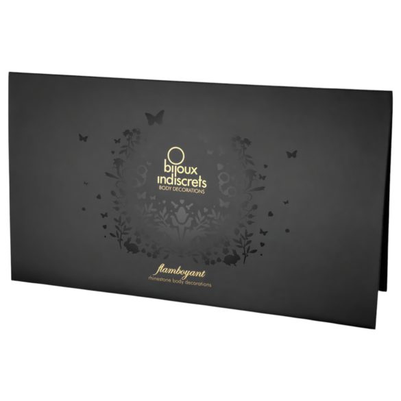 Funkelnde Diamanten Intimschmuck Set - 3-teilig (Blau)