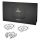 Funkelnde Diamanten Intimschmuck-Set - 3-teilig (schwarz)