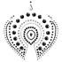 Funkelnde Diamanten Intimschmuck-Set - 3-teilig (schwarz)