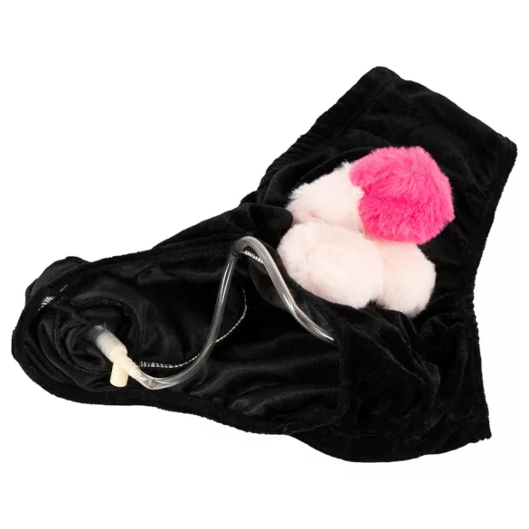 Schwarzer Penispumpen-Slip