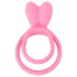 Pulselock Cocktura - Penis- und Hodenring mit Häschenmotiv (pink)