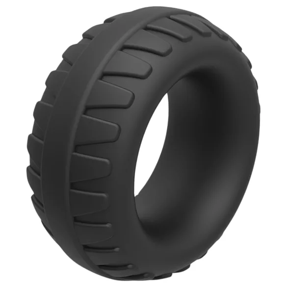 Pulselock Oak - extra dicker Silikon-Hodenring (schwarz) - 40 mm