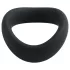 Pulselock Cocktura - gedrehter Silikon-Hodenring (schwarz) - 45 mm