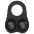 Pulselock Taur - Silikon-Hodenring mit beschwerten Kugeln (schwarz)