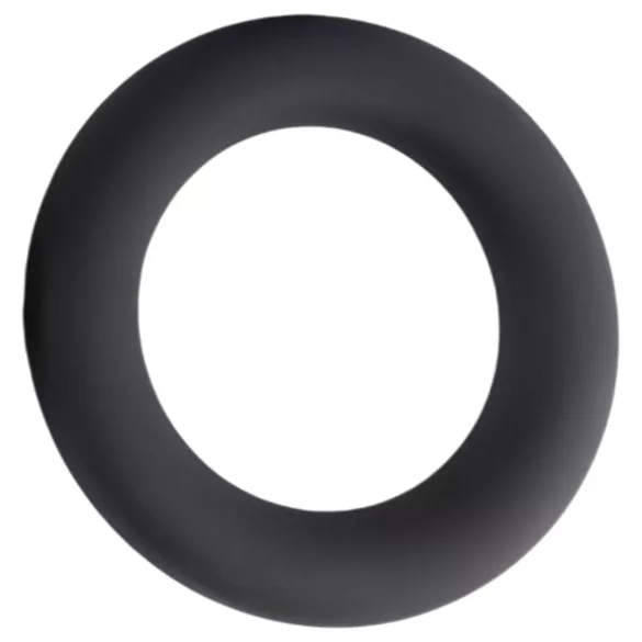 Pulselock Cirkl - schwarzer, flexibler Silikon-Penisring (40 mm)