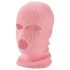 Sturmhaube - Gestrickte Maske mit 3 Öffnungen (Pink)