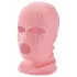 Balaclava - Strick-Saugmaske mit 3 Öffnungen (Pink)