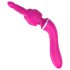 Lonely 2in1 - Massager & G-Punkt Vibrator 3 Aufsätzen (Pink)