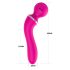 Einsamer 2in1 – Massage & G-Punkt Vibrator mit 3 Aufsätzen (Pink)