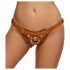 ZADO - Braun Leder Unterteil für Strap-Ons - L/XL