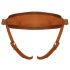 ZADO - Braun Leder Unterteil für Strap-Ons - L/XL