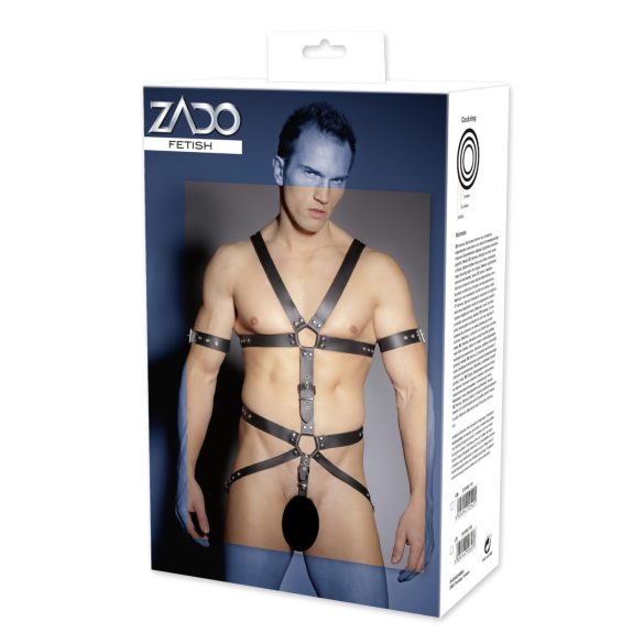 ZADO - Riemen-Lederbody-Harness für Männer