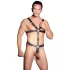 ZADO - Leder Männer Körperharness Body - Schwarz (S-L)