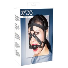 ZADO - Lederwerkzeug mit Knebel (Schwarz)