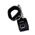 ZADO - Schwarze Lederhandfesseln mit Karabiner