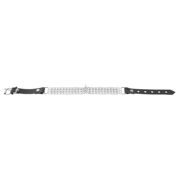 ZADO - Halsband mit Kette (Silber)
