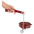 ZADO - Lederhalsband und Leine (Rot)