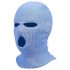 Balaclava - Strick-Saugmaske, 3 Öffnungen (blau)