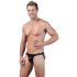 Glänzender Minimal-Slip für Herren (schwarz)