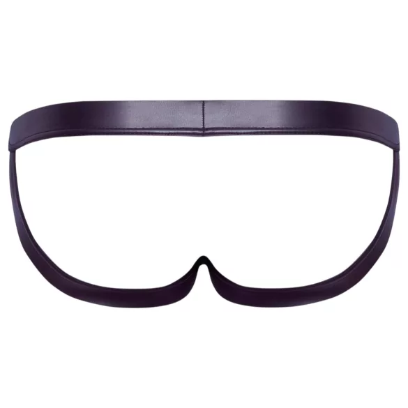 Glänzender Minimal-Slip für Herren (schwarz) - M